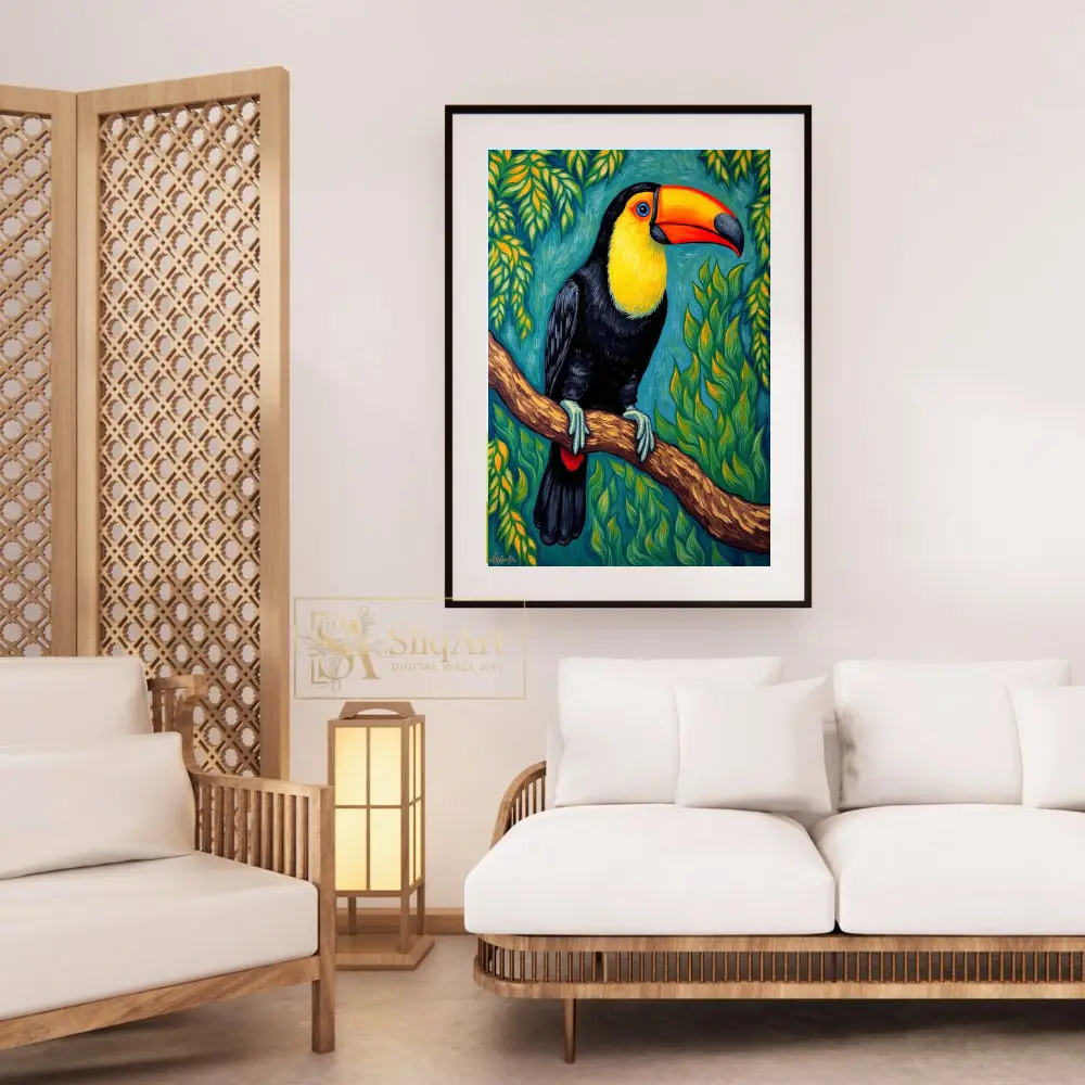 BRD-colorful-toucan-perched-on-branch-123-03 BRD colorful toucan perched on branch 123