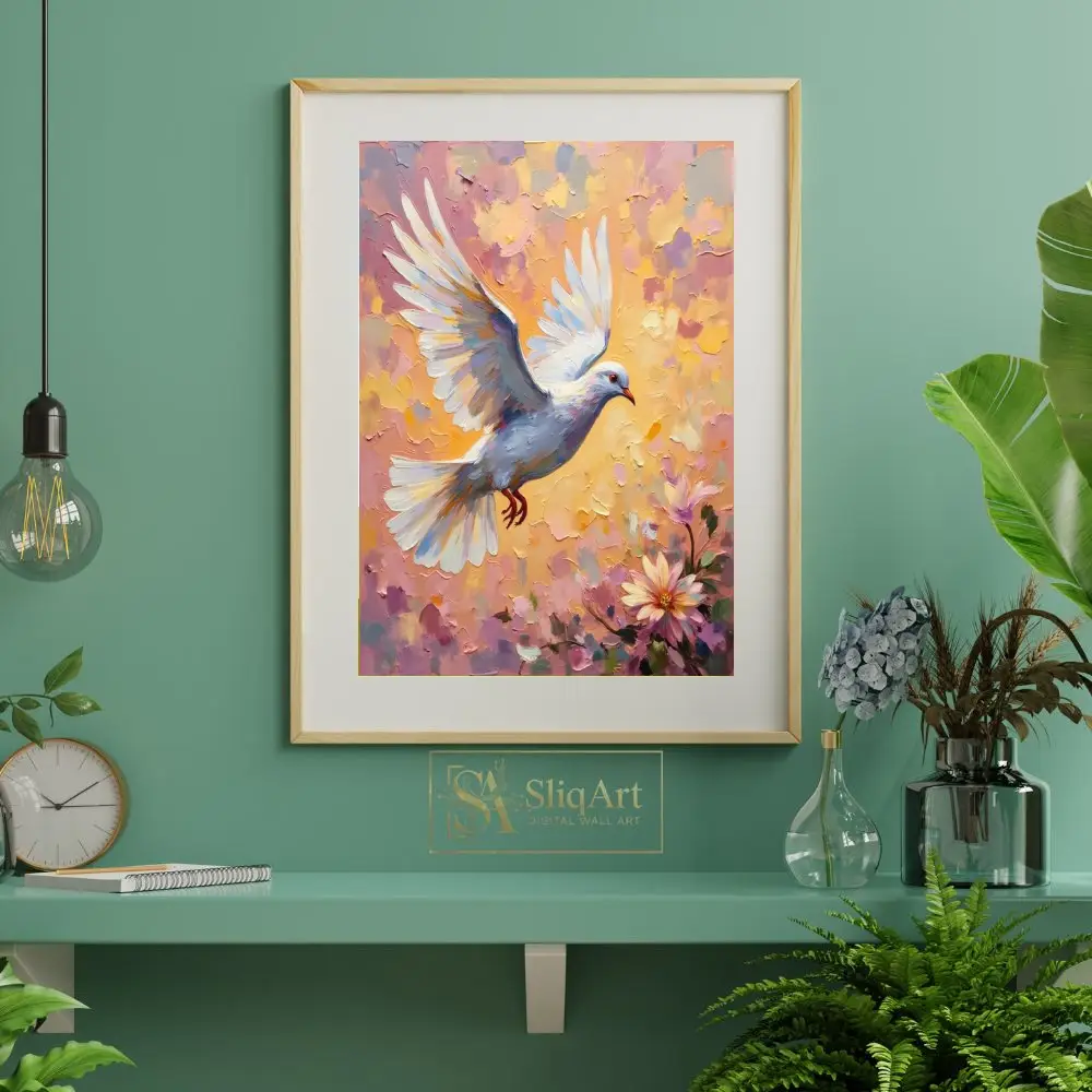 BRD-dove-flight-over-flowers-132-06 BRD dove flight over flowers 132