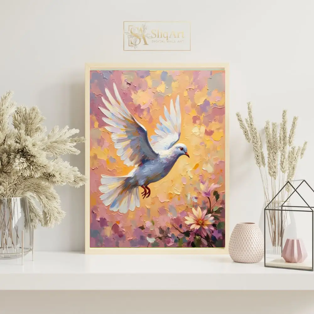 BRD-dove-flight-over-flowers-132-07 BRD dove flight over flowers 132