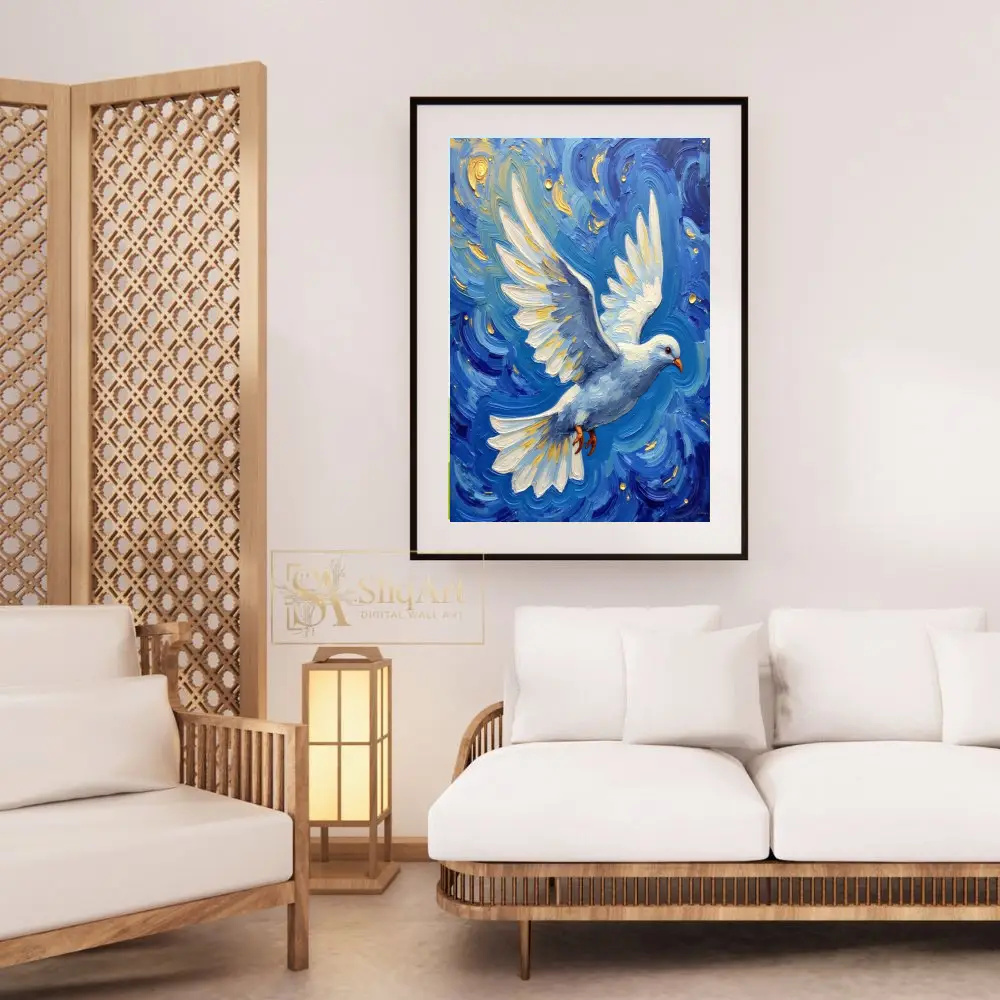 BRD-dove-in-flight-against-blue-background-137-03 BRD dove in flight against blue background 137