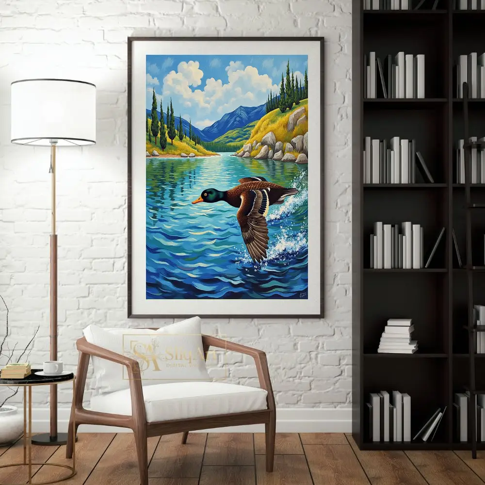 BRD-duck-in-flight-near-water-142-04 BRD duck in flight near water 142