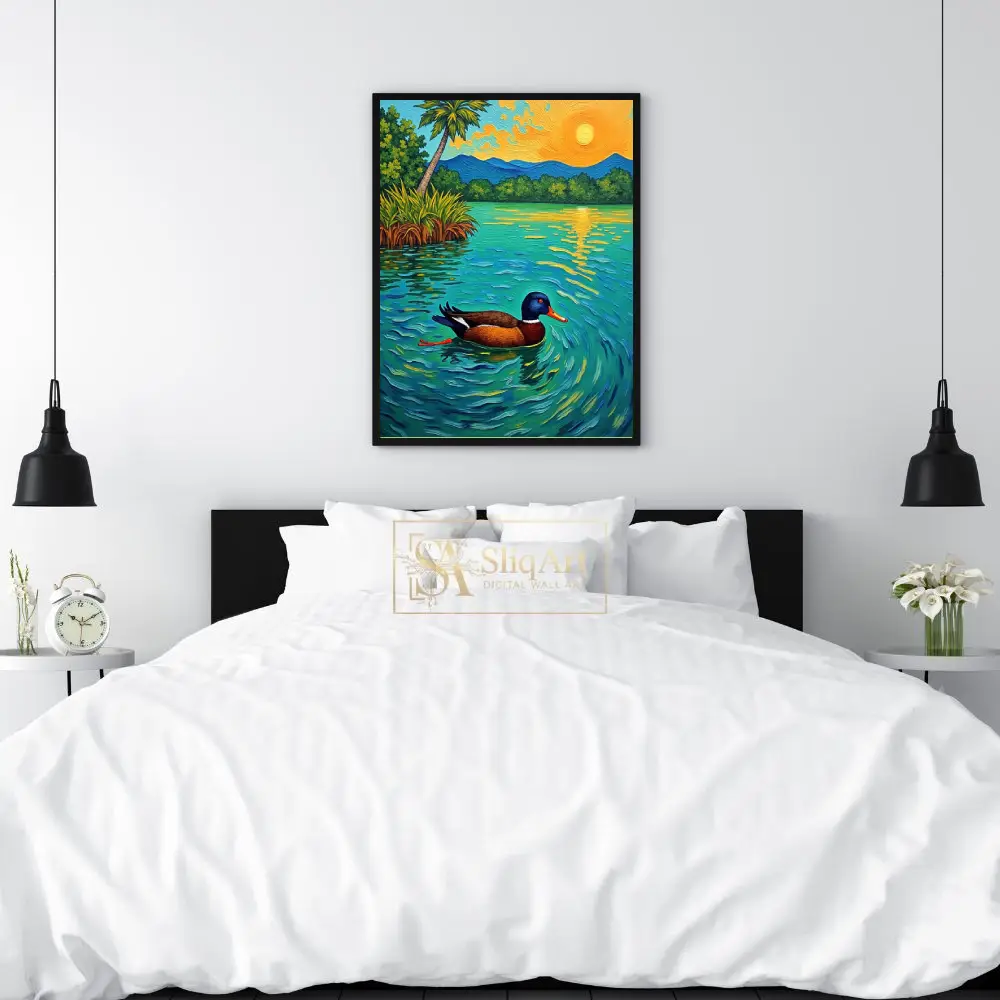 BRD-duck-sunset-river-145-02 BRD duck sunset river 145