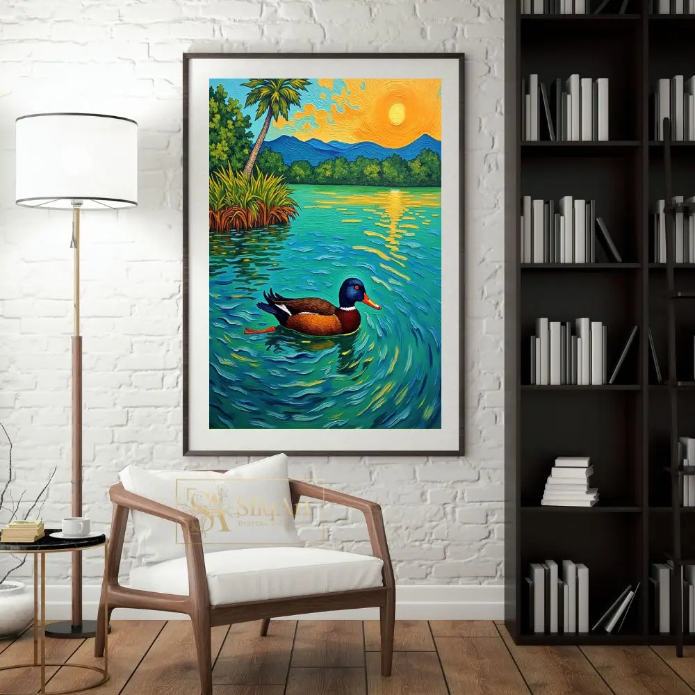 BRD-duck-sunset-river-145-04 BRD duck sunset river 145