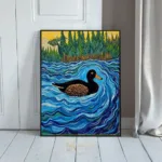 BRD duck swimming in the water 147