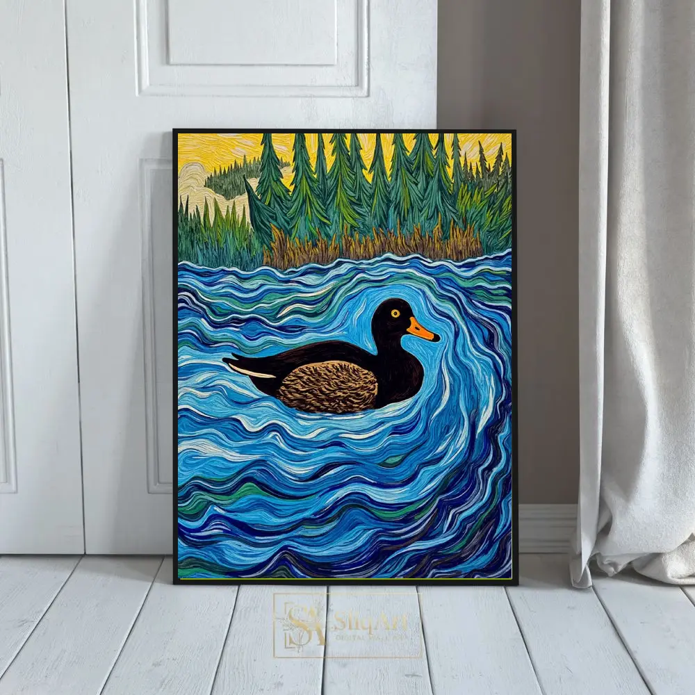 BRD-duck-swimming-in-the-water-147-01 BRD duck swimming in the water 147