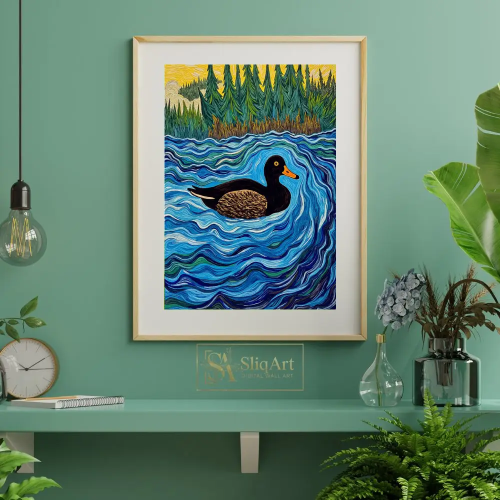 BRD-duck-swimming-in-the-water-147-06 BRD duck swimming in the water 147