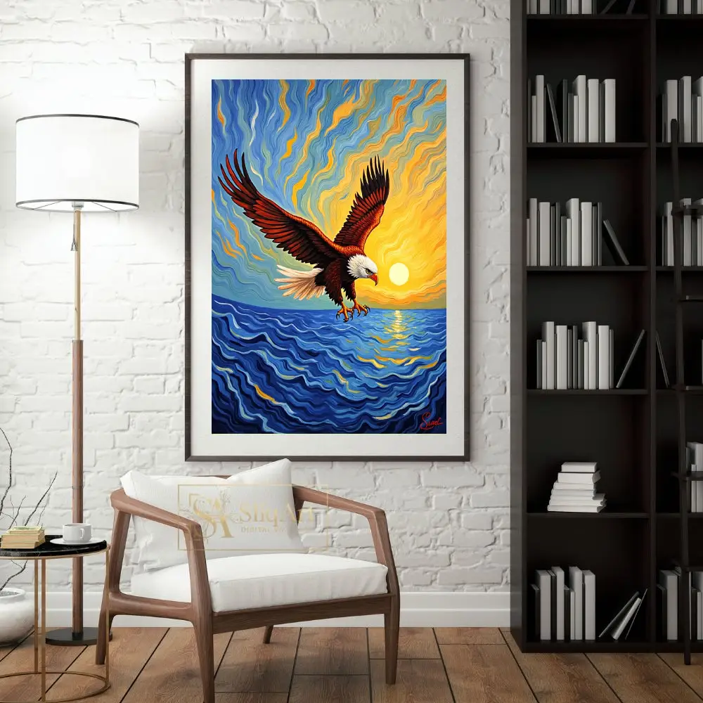 BRD-eagle-flying-at-sunset-156-04 BRD eagle flying at sunset 156