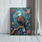 BRD eagle on branch painting 164