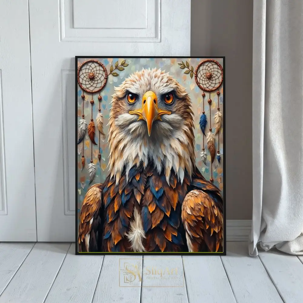 BRD-eagle-portrait-with-feathers-and-dream-catcher-170-01 BRD eagle portrait with feathers and dream catcher 170
