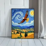 BRD eagle soaring in the sky 172