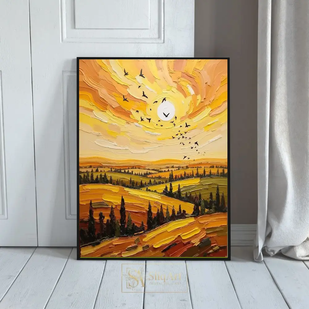 BRD-flocking-during-sunset-rural-scenery-034-01 BRD flocking during sunset rural scenery 034