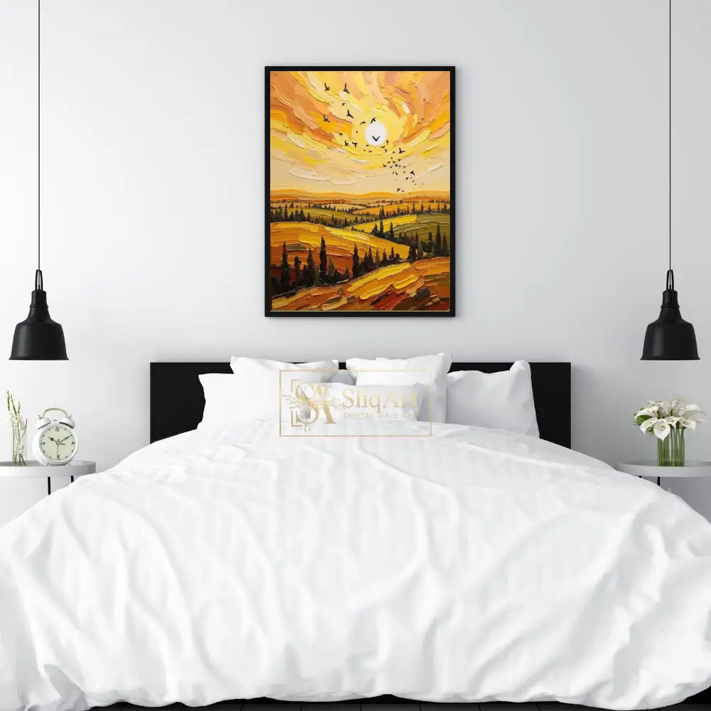 BRD-flocking-during-sunset-rural-scenery-034-02 BRD flocking during sunset rural scenery 034