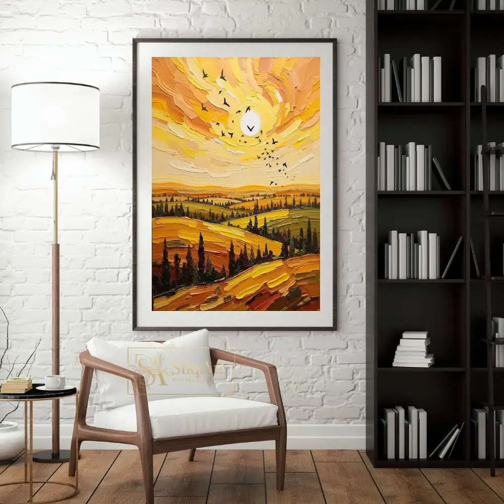 BRD-flocking-during-sunset-rural-scenery-034-04 BRD flocking during sunset rural scenery 034