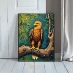 BRD golden eagle on a tree branch 196