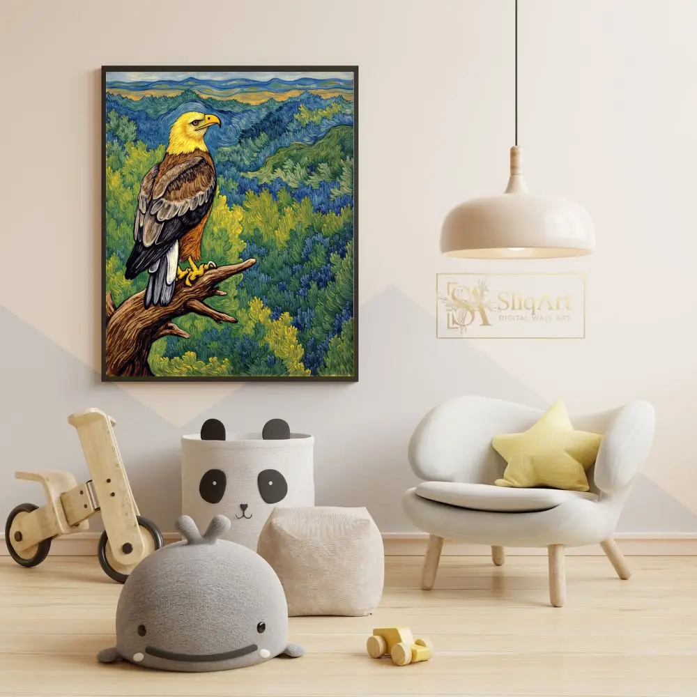 BRD-golden-eagle-perched-on-tree-branch-199-05 BRD golden eagle perched on tree branch 199