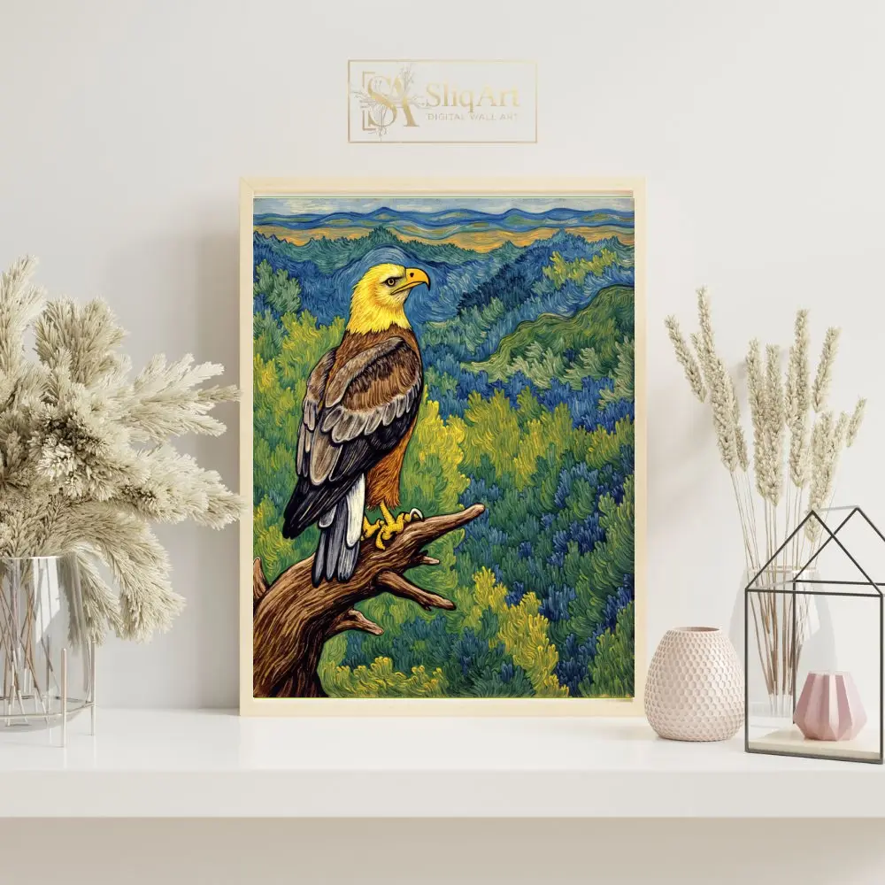 BRD-golden-eagle-perched-on-tree-branch-199-07 BRD golden eagle perched on tree branch 199