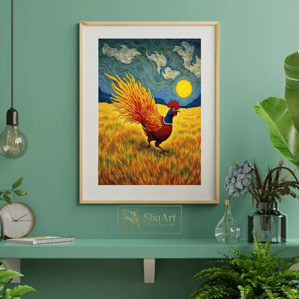 BRD-golden-rooster-in-field-203-06 BRD golden rooster in field 203