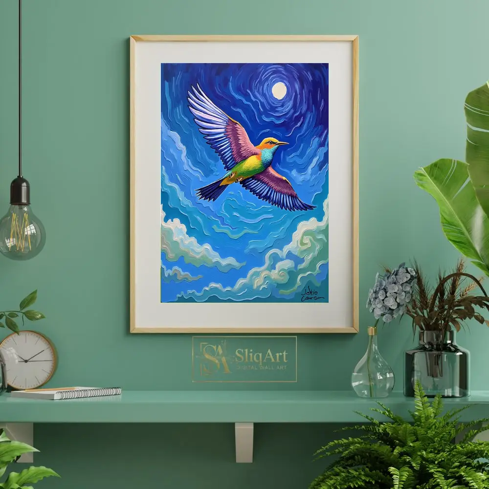 BRD-in-flight-colorful-sky-background-016-06 BRD in flight colorful sky background 016