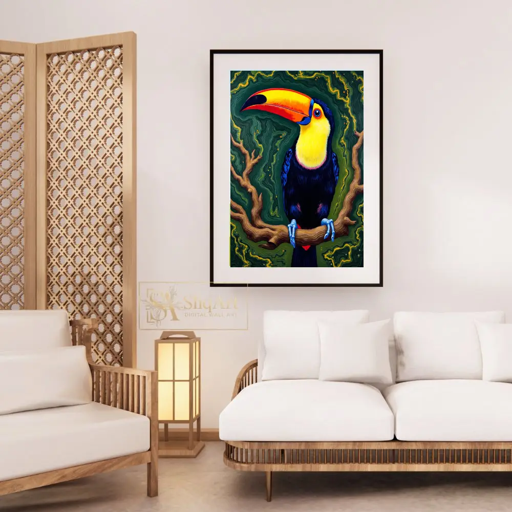 BRD-kebab-macaw-perched-on-tree-branch-215-03 BRD kebab macaw perched on tree branch 215