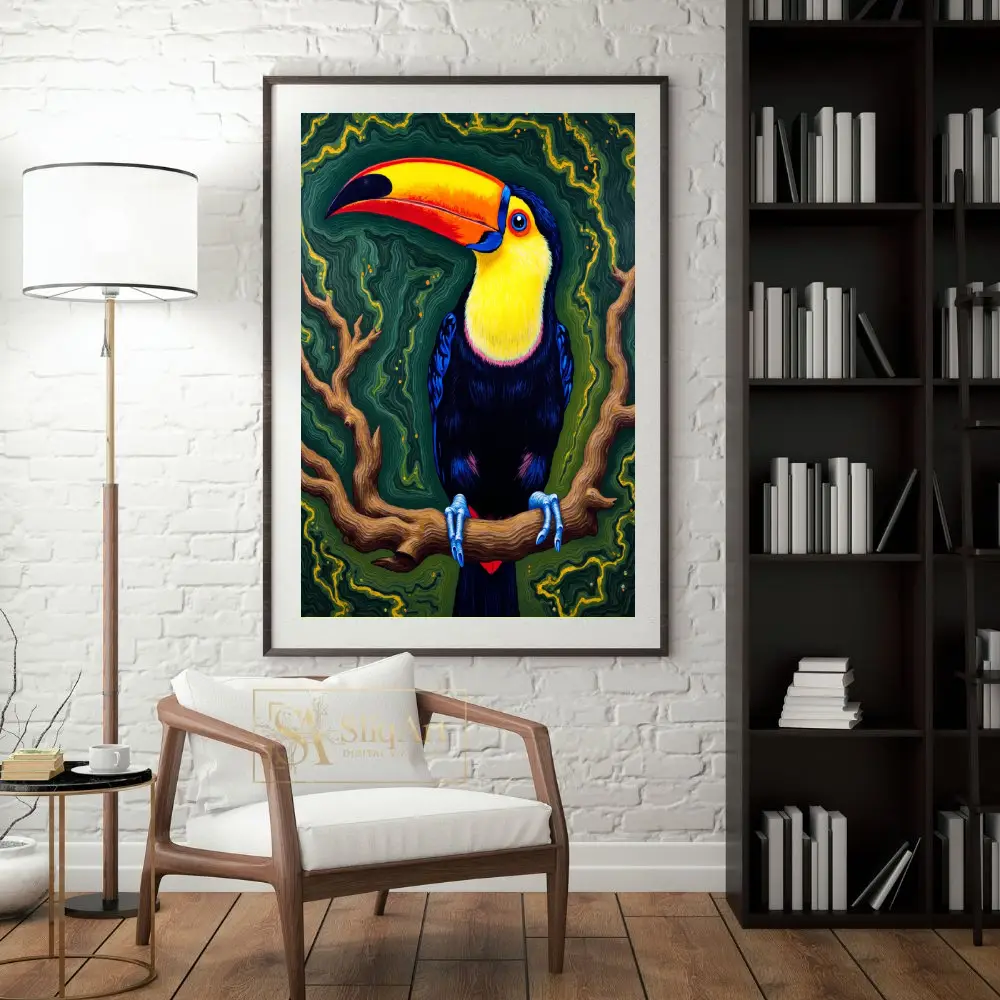 BRD-kebab-macaw-perched-on-tree-branch-215-04 BRD kebab macaw perched on tree branch 215