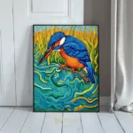 BRD kingfisher painting 217
