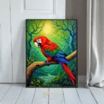 BRD macaw perched on branch 1 224