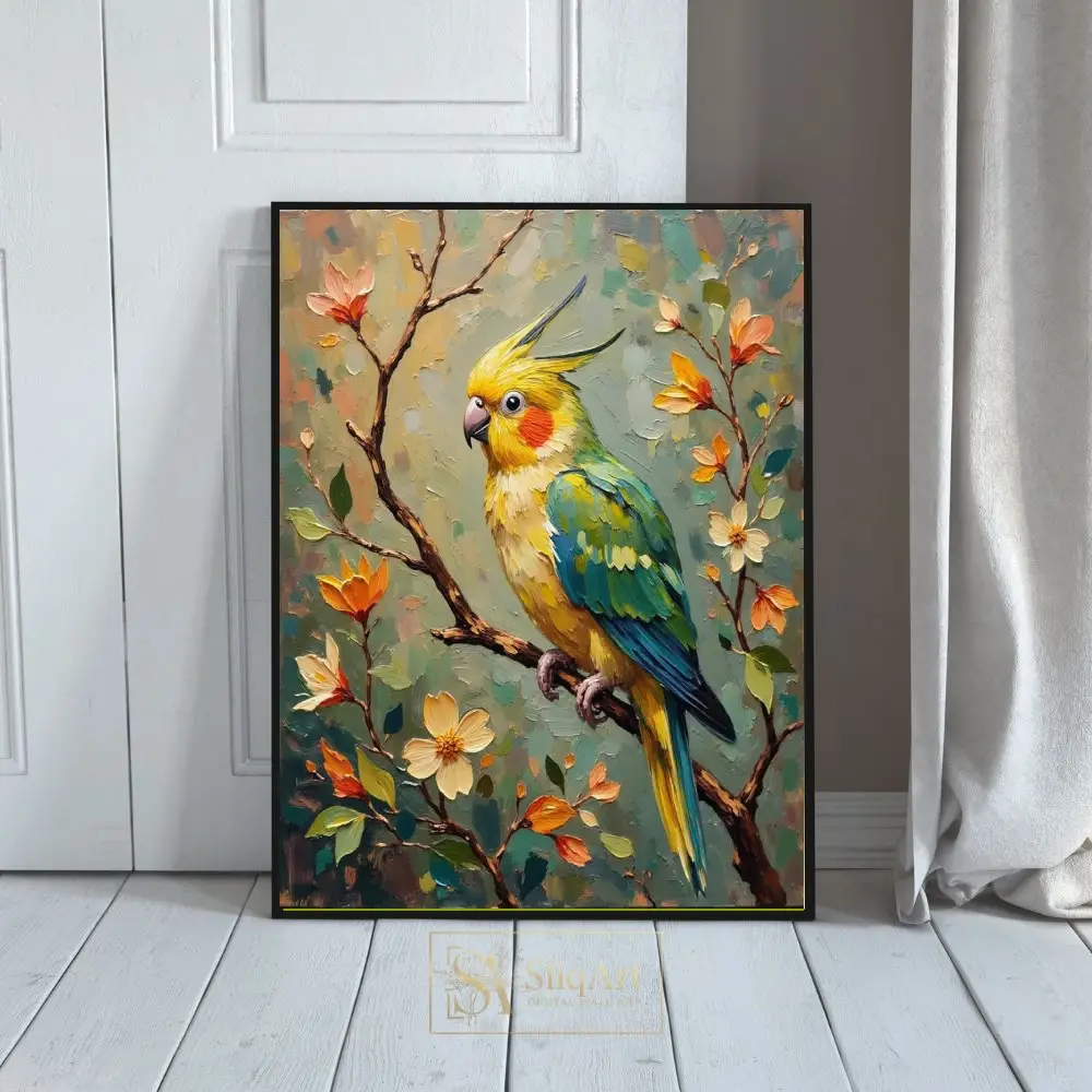 BRD-macaw-perched-on-branch-219-01 BRD macaw perched on branch 219