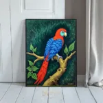 BRD macaw perched on branch 223