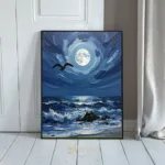 BRD moonlit ocean landscape with 226