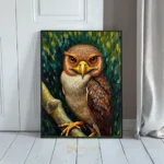 BRD owl perched on branch 2 236