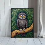 BRD owl perched on branch 234