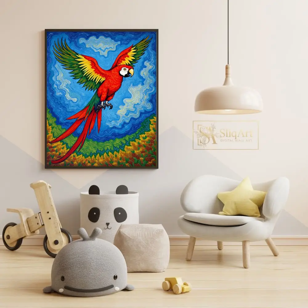 BRD-parrot-in-flight-with-vibrant-colors-250-05 BRD parrot in flight with vibrant colors 250