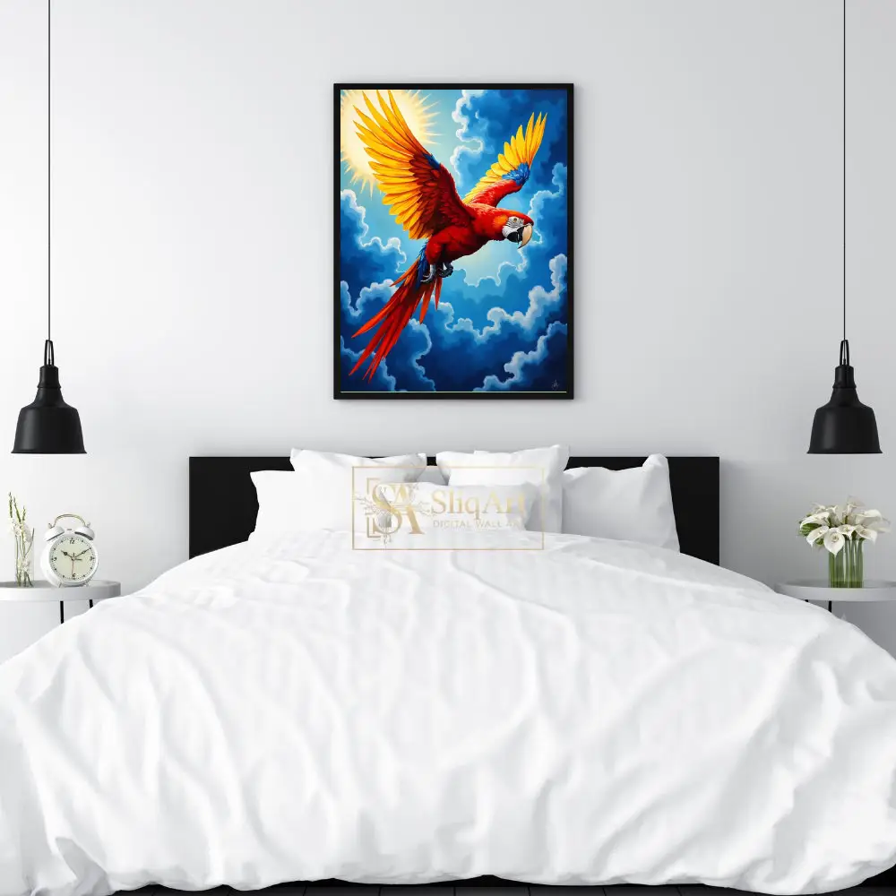 BRD-parrot-macaw-flight-artwork-252-02 BRD parrot macaw flight artwork 252