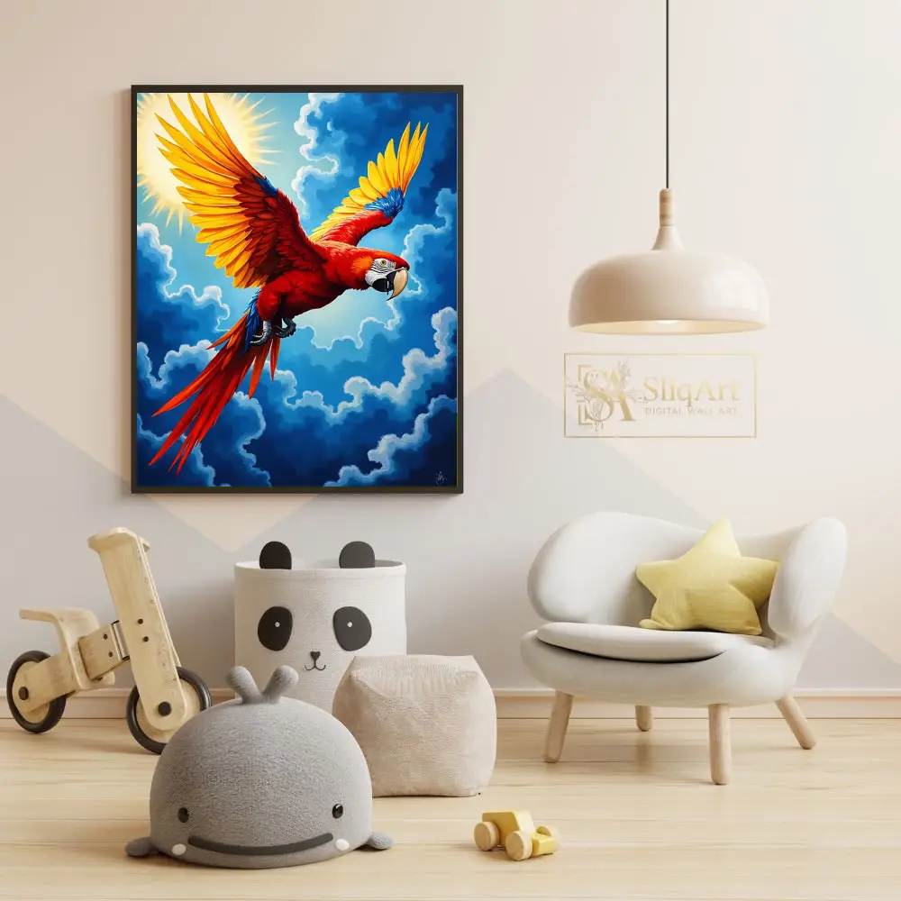 BRD-parrot-macaw-flight-artwork-252-05 BRD parrot macaw flight artwork 252