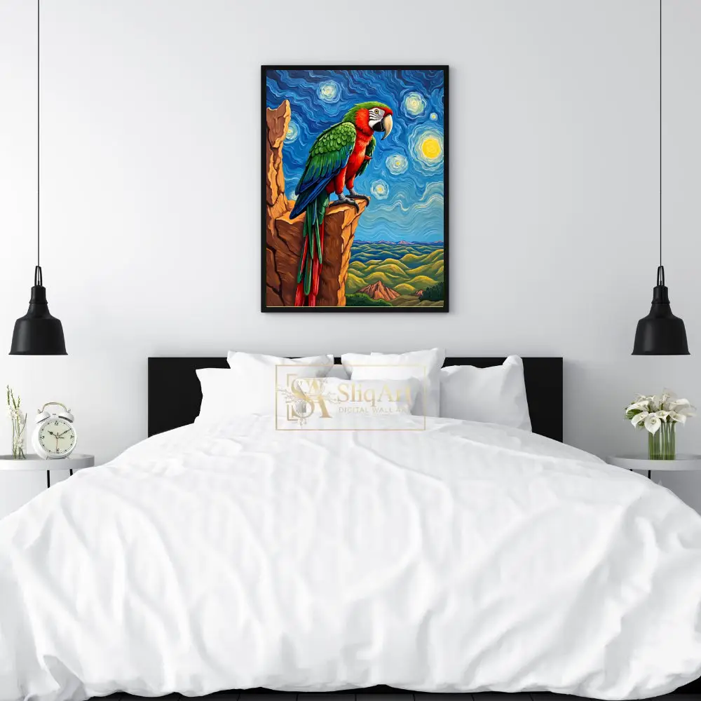 BRD-parrot-on-a-rock-257-02 BRD parrot on a rock 257