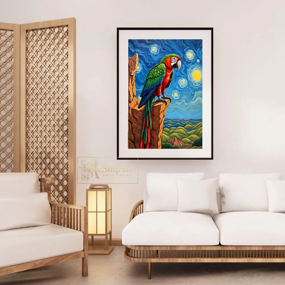 BRD-parrot-on-a-rock-257-03 BRD parrot on a rock 257