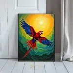 BRD parrot on the wing 266