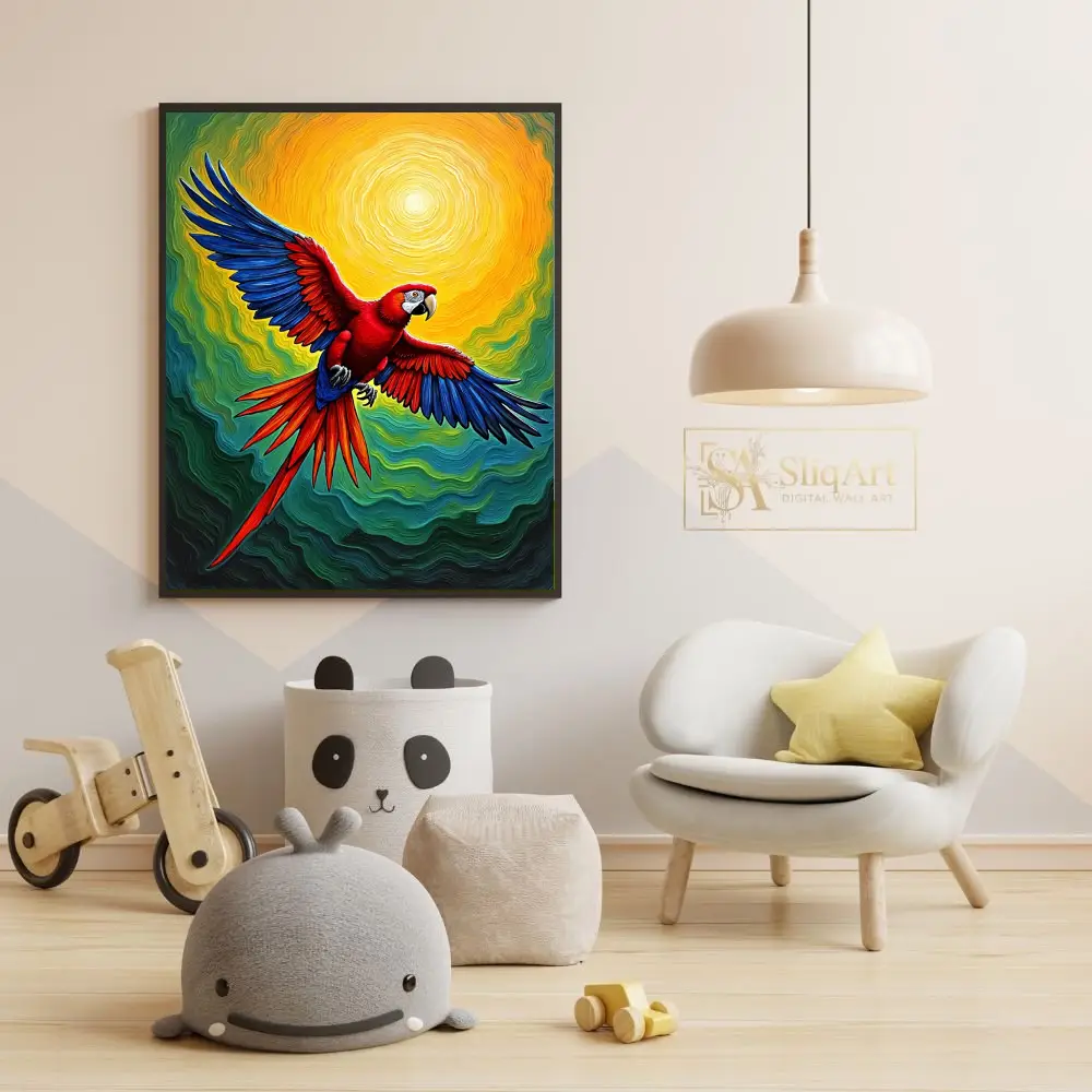 BRD-parrot-on-the-wing-266-05 BRD parrot on the wing 266