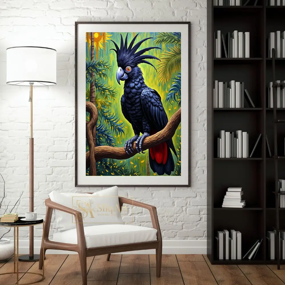 BRD-parrot-perched-branch-1-274-04 BRD parrot perched branch 1 274