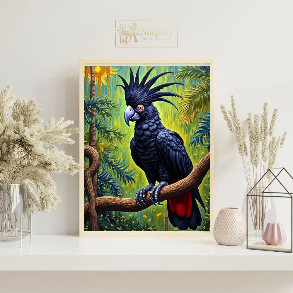 BRD-parrot-perched-branch-1-274-07 BRD parrot perched branch 1 274