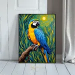 BRD parrot perched on a branch 275