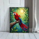 BRD parrot perched on branch 2 279