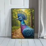 BRD peacock in forest 314