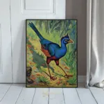 BRD peacock in woods 316