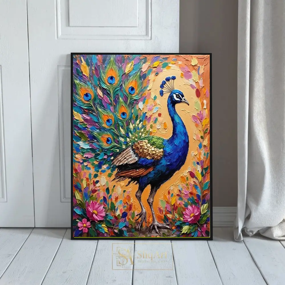 BRD-peacock-painted-in-art-style-319-01 BRD peacock painted in art style 319