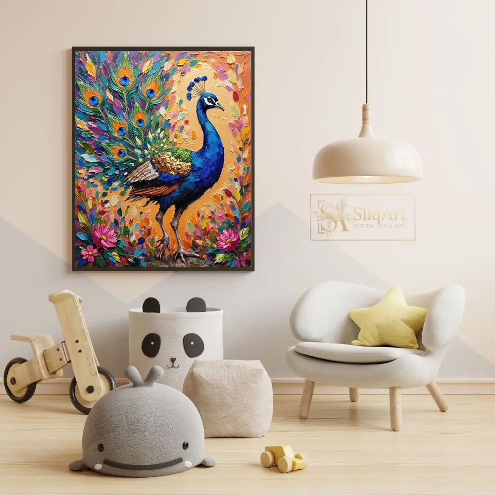 BRD-peacock-painted-in-art-style-319-05 BRD peacock painted in art style 319