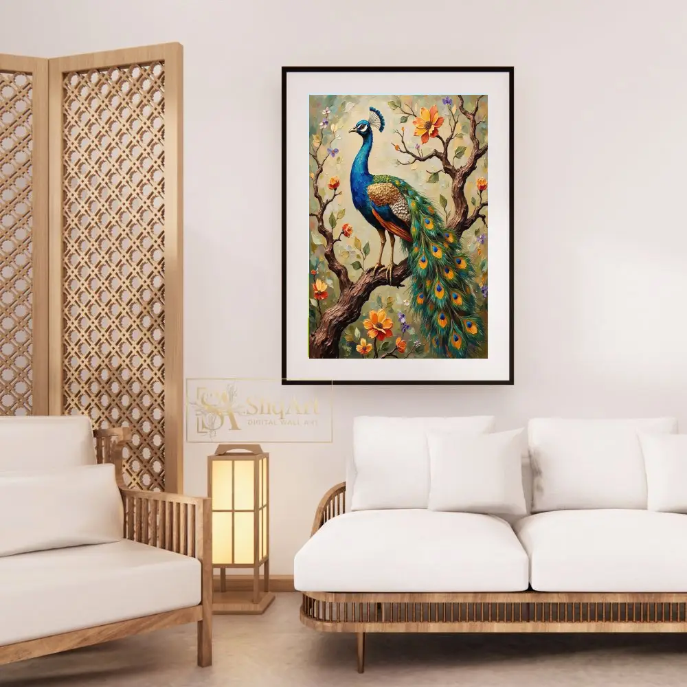 BRD-peacock-perched-on-branch-325-03 BRD peacock perched on branch 325