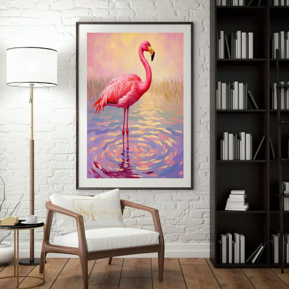 BRD-pink-flamingo-in-wetland-333-04 BRD pink flamingo in wetland 333