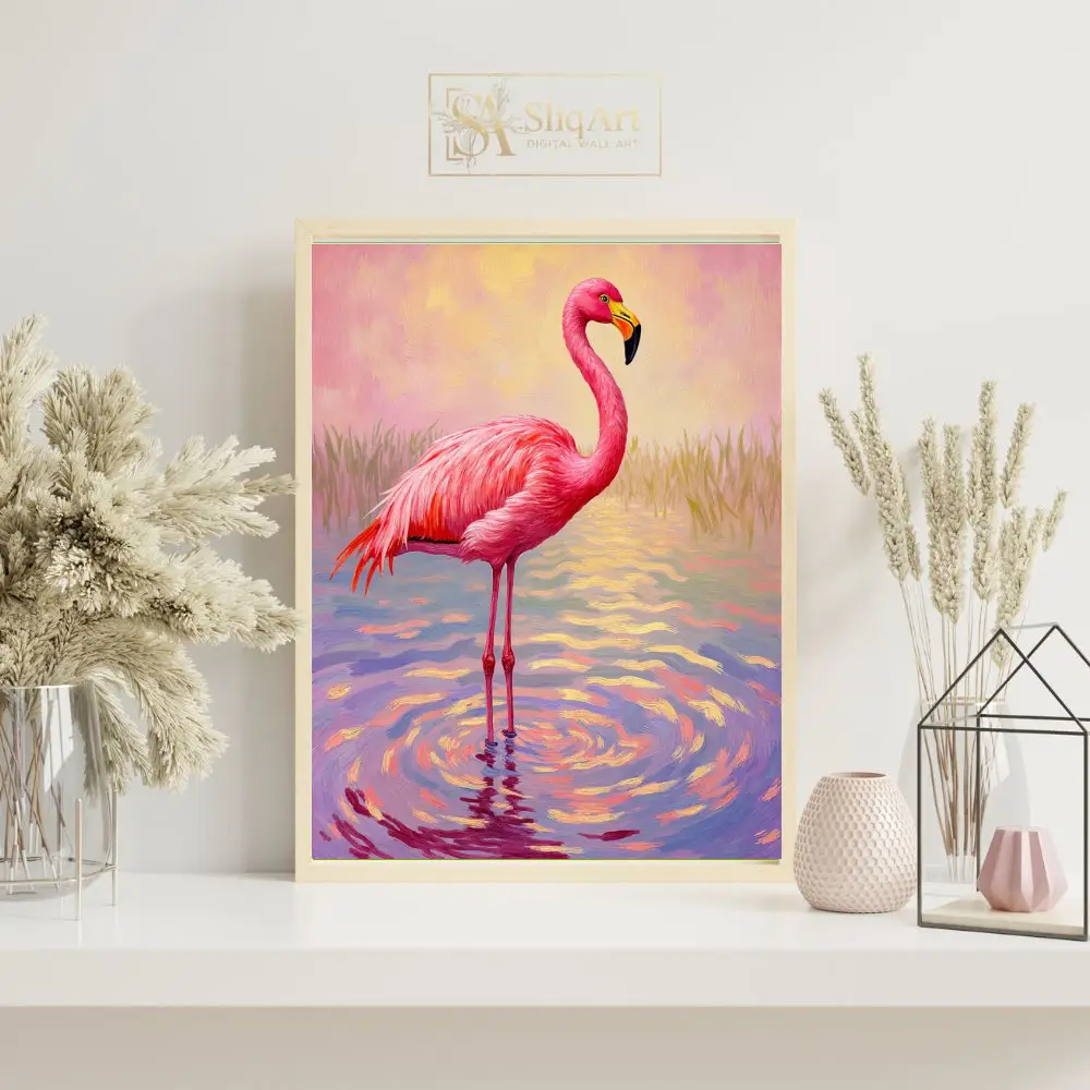 BRD-pink-flamingo-in-wetland-333-07 BRD pink flamingo in wetland 333