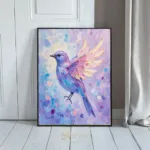 BRD purple and blue painting 335